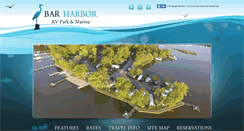 Desktop Screenshot of barharborrvpark.com